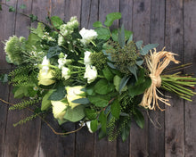 White Natural Sheath funeral flowers
