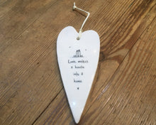 East of India Hanging Heart