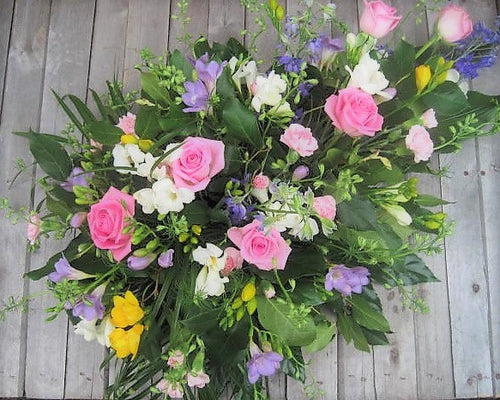 Rose Single Ended Funeral Spray