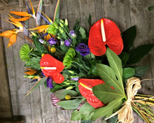 Tropical sheath funeral flowers